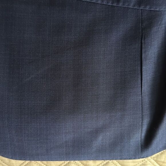 NWOT Bartorelli Napoli Men’s Wool Navy 2 Button Blazer Jacket. IT 48. US 38. - Picture 9 of 10